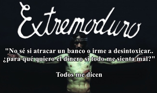 caratura disco y frase de extremoduro