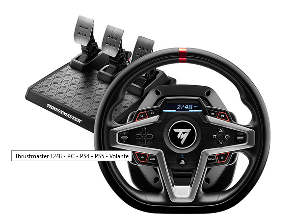 volante y pedales para conducir coches