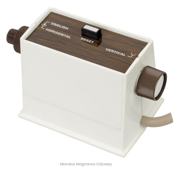 mando antiguo juego pong